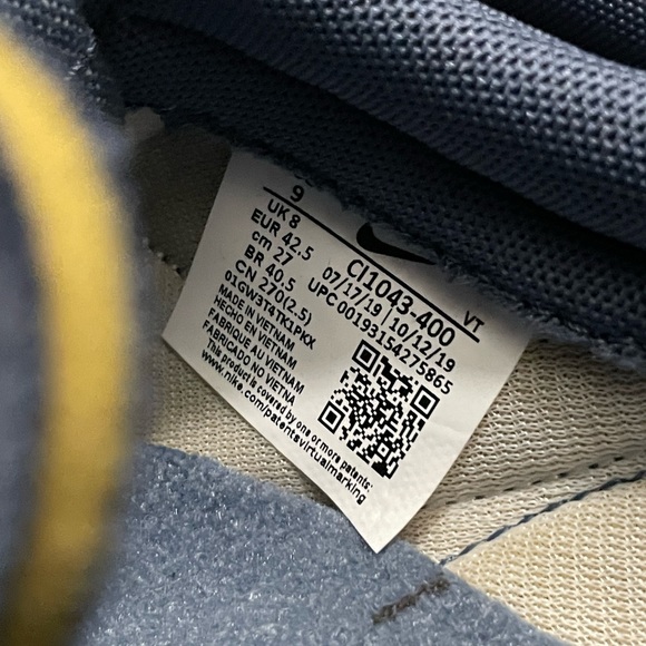 Nike Air Tailwind 79 SE "Diffused Blue" Size 9. - Picture 4 of 5